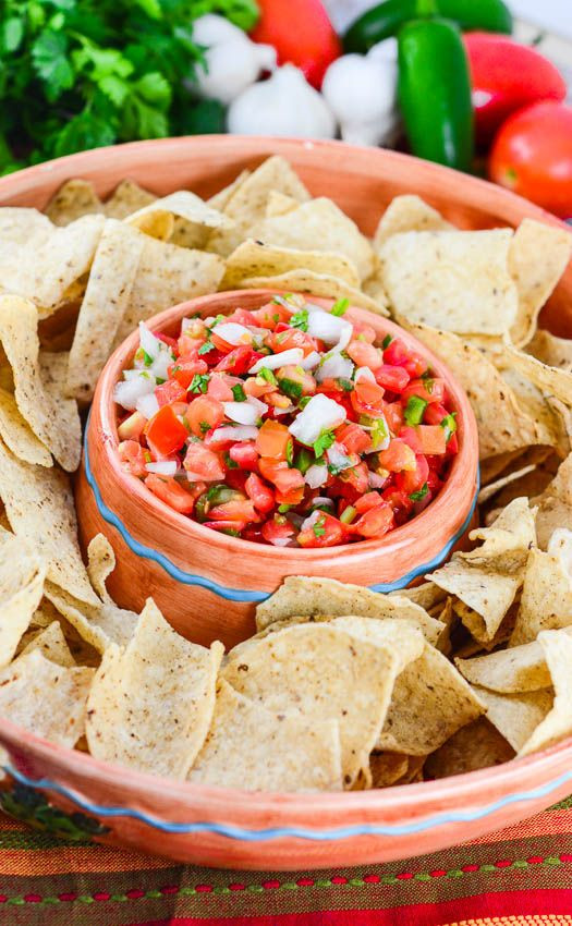 Healthy Mexican Appetizers
 Pico de Gallo Salsa from Flavor Mosaic is a delicious