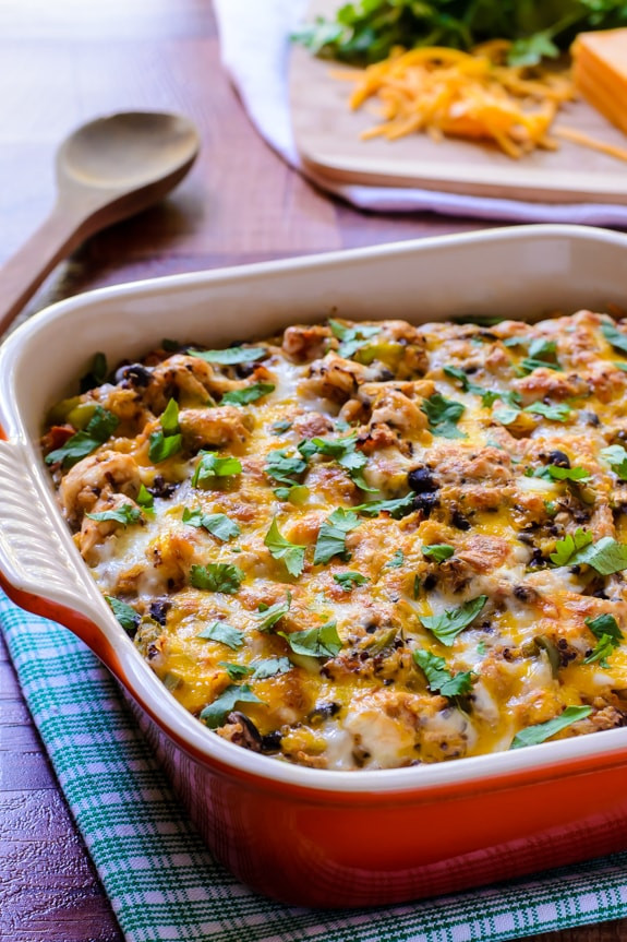Healthy Mexican Dinner Recipes
 Mexican Chicken Quinoa Casserole