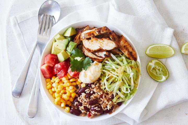 Healthy Mexican Rice Bowl Recipes
 Mexican chicken and rice bowl