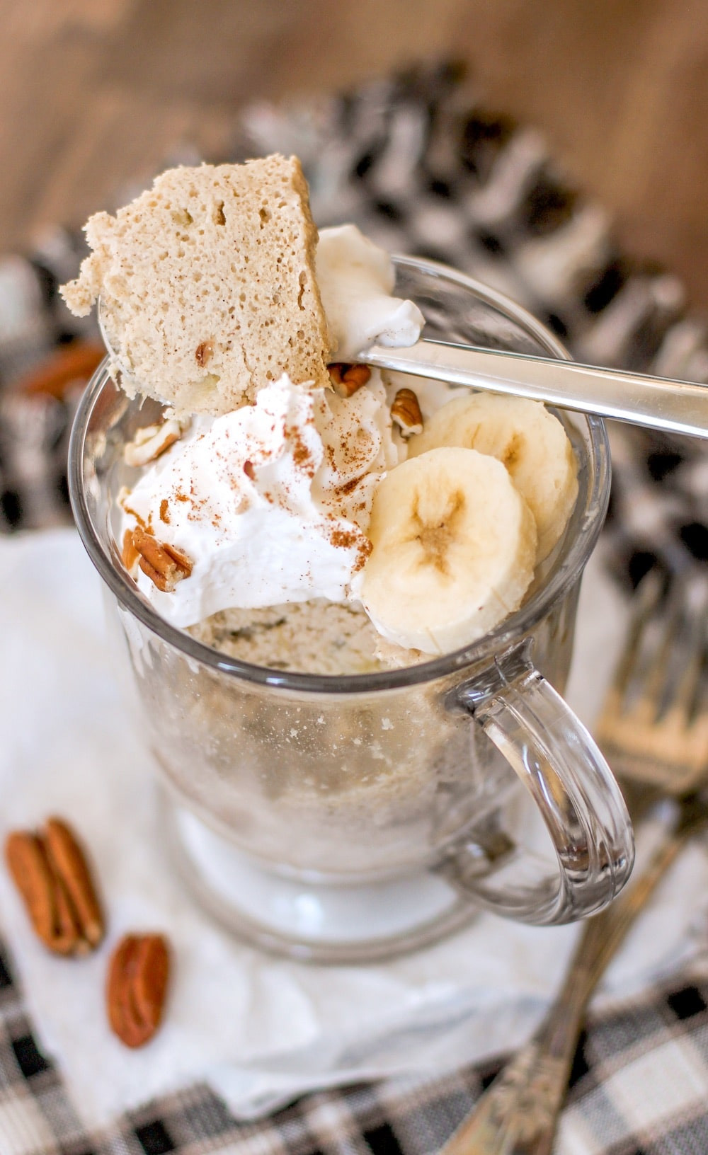 Healthy Microwave Desserts
 Healthy Single Serving Banana Microwave Cake Recipe