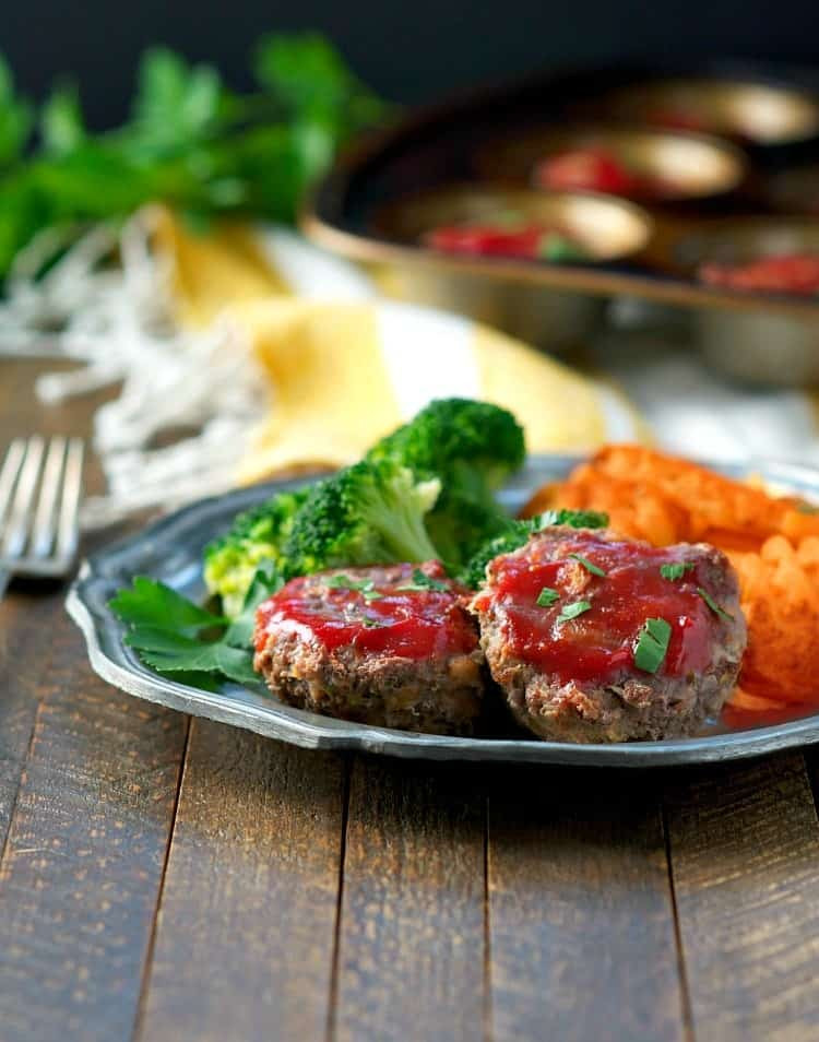 Healthy Mini Meatloaf
 Lightened Up Mini Meatloaf The Seasoned Mom