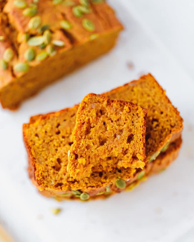 Healthy Moist Pumpkin Bread
 Sweet and Moist Pumpkin Bread