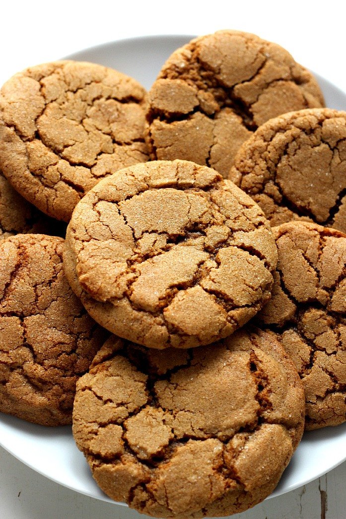 Healthy Molasses Cookies
 healthy ginger molasses cookies