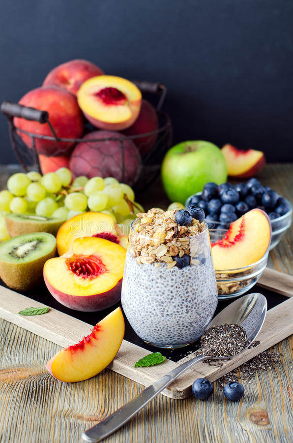 Healthy Morning Snacks
 Healthy Breakfast Morning Snack With Chia Seeds Pudding