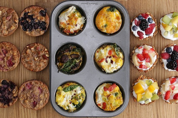 Healthy Muffin Tin Breakfast Recipes
 e Muffin Tin Three Healthy Breakfasts TastyFreshFriday