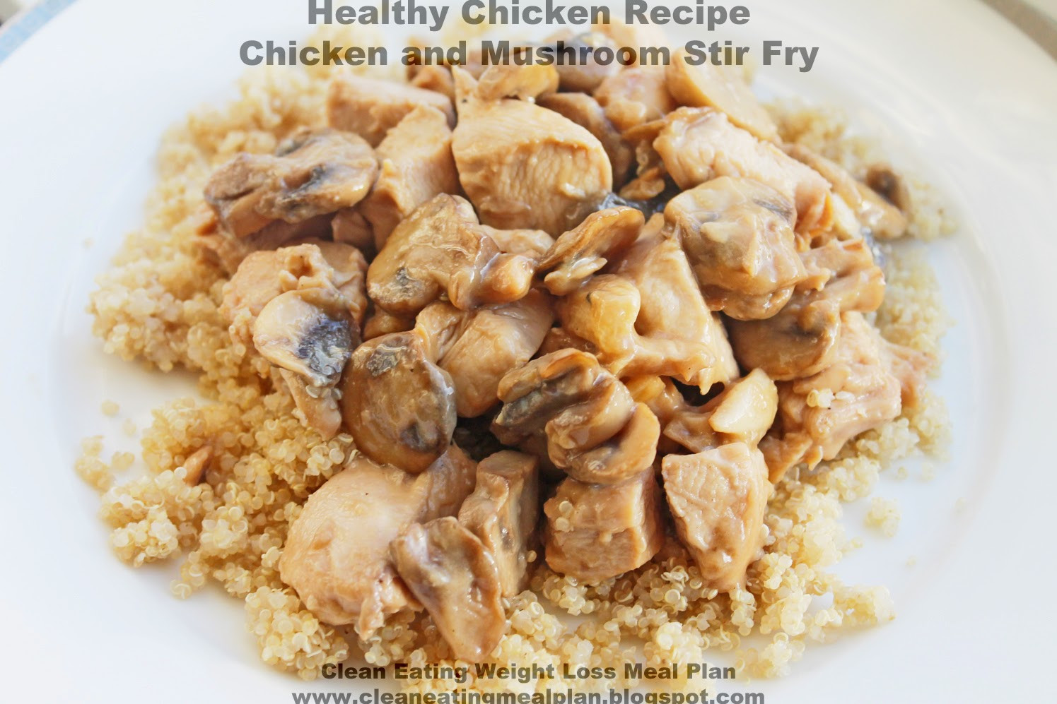 Healthy Mushroom Recipes For Weight Loss
 Healthy Chicken Recipe Chicken and Mushroom Stir Fry