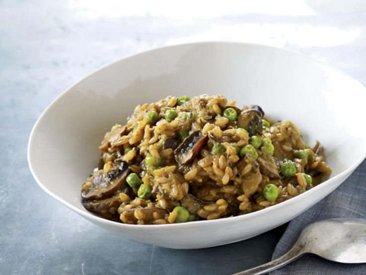 Healthy Mushroom Risotto
 400 Calorie Mediterranean Meals