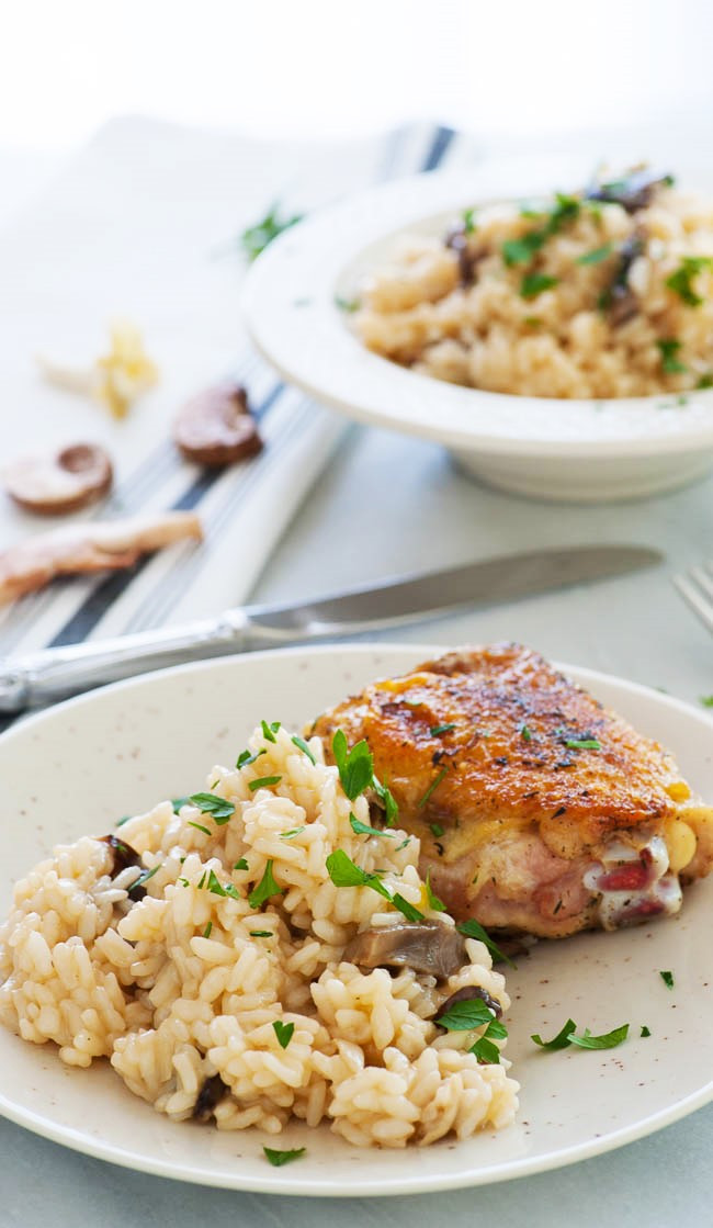 Healthy Mushroom Risotto
 Pressure Cooker Mushroom Risotto