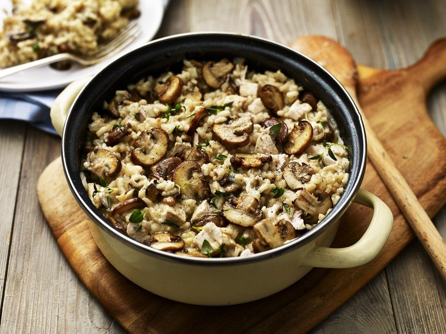 Healthy Mushroom Risotto
 Mushroom and Chicken Risotto Recipe