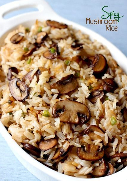 Healthy Mushroom Side Dish
 Check out Spicy Mushroom Rice It s so easy to make