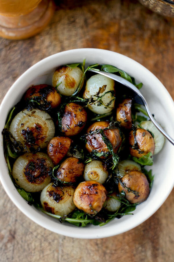 Healthy Mushroom Side Dish
 Sauteed Mushrooms And ions With Paprika Pickled Plum