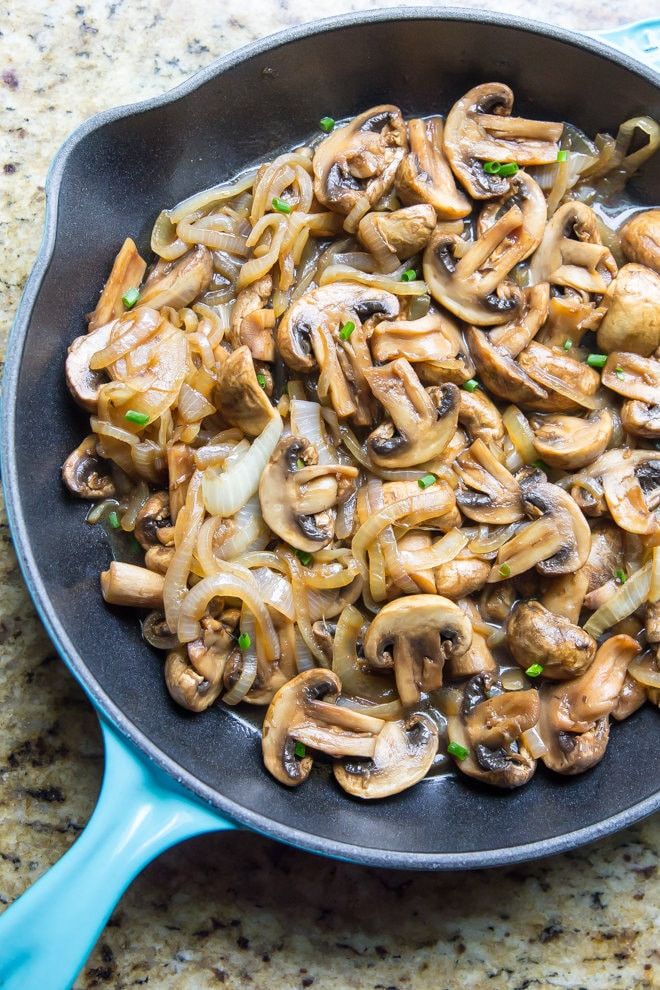 Healthy Mushroom Side Dish
 Balsamic Mushrooms and ions – Culinary Hill