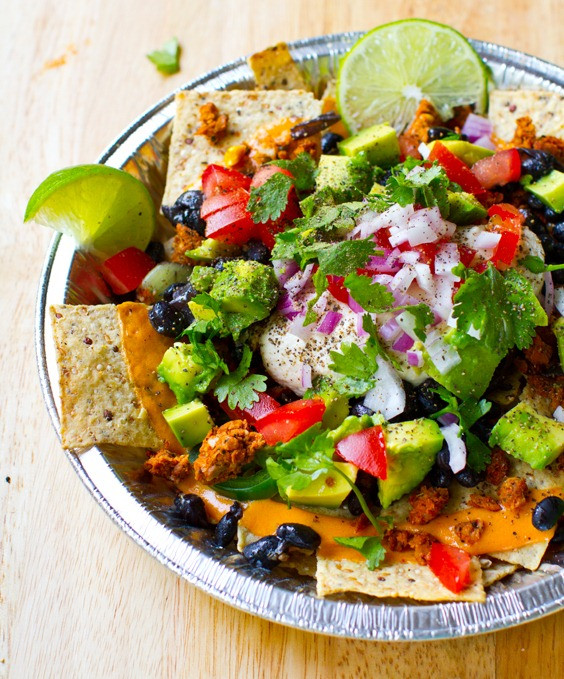 Healthy Nachos Recipe
 The Big Vegan Super Bowl Recipe Round Up — Oh She Glows