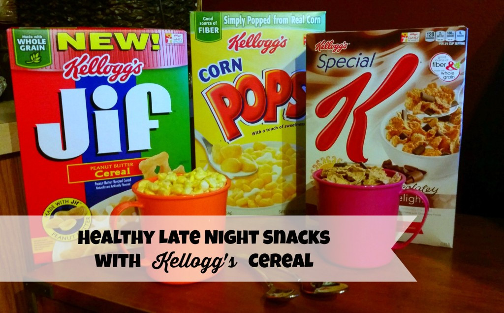 Healthy Night Time Snacks
 Healthy GoodNightSnack with Kellogg s Cereal cbias