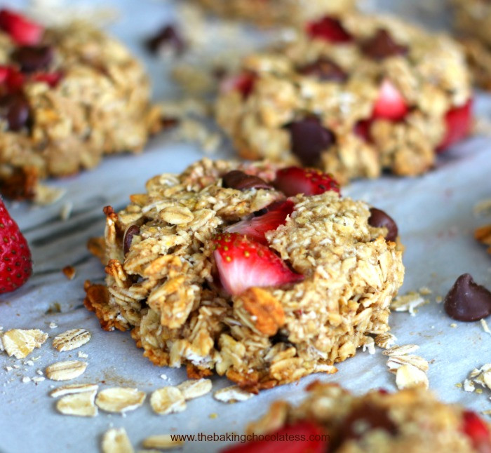 Healthy No Bake Banana Oatmeal Cookies
 Healthy Strawberry Banana Oatmeal Cookies