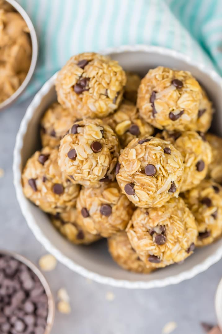 Healthy No Bake Banana Oatmeal Cookies
 Peanut Butter Banana No Bake Energy Bites