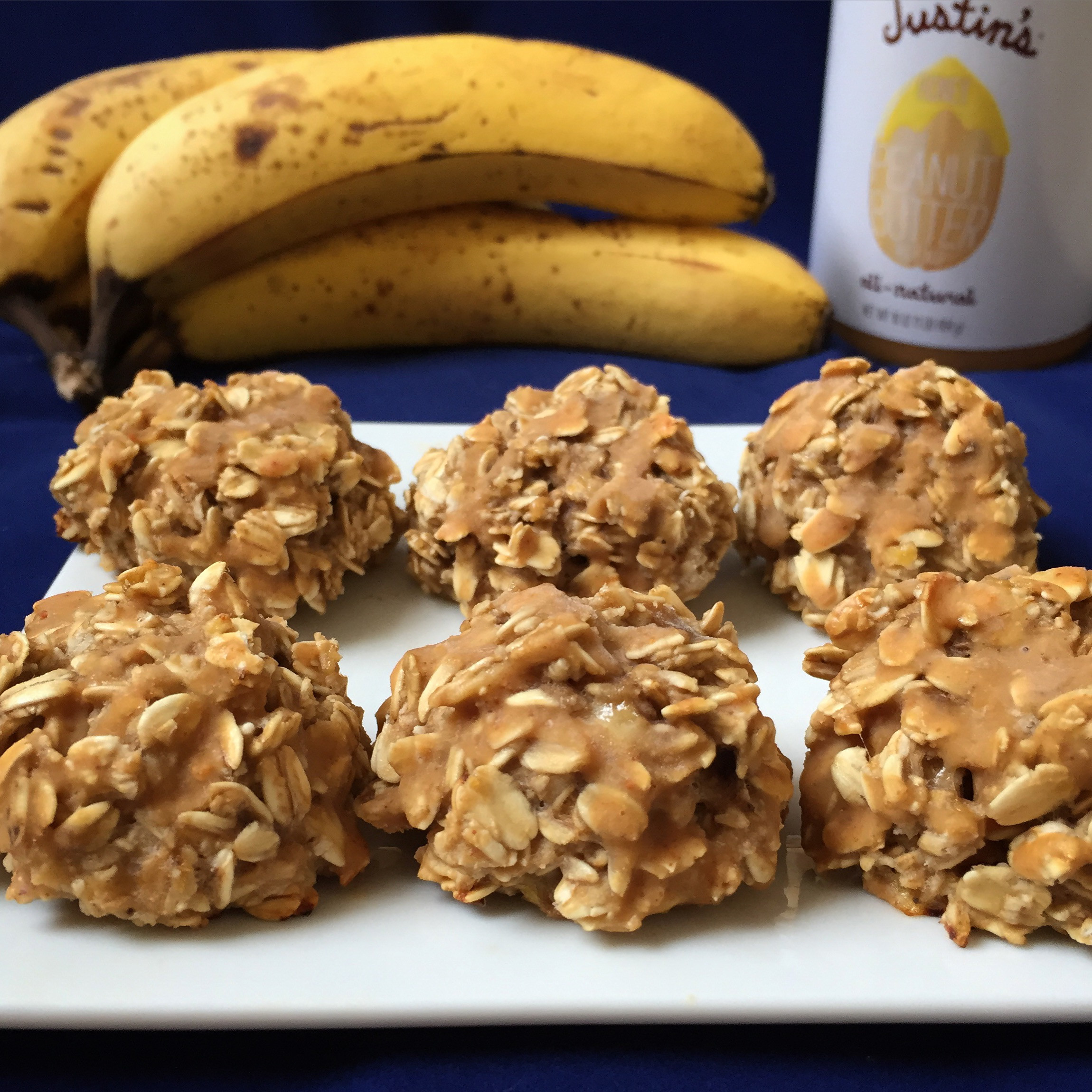 Healthy No Bake Banana Oatmeal Cookies
 no bake peanut butter banana oatmeal cookies