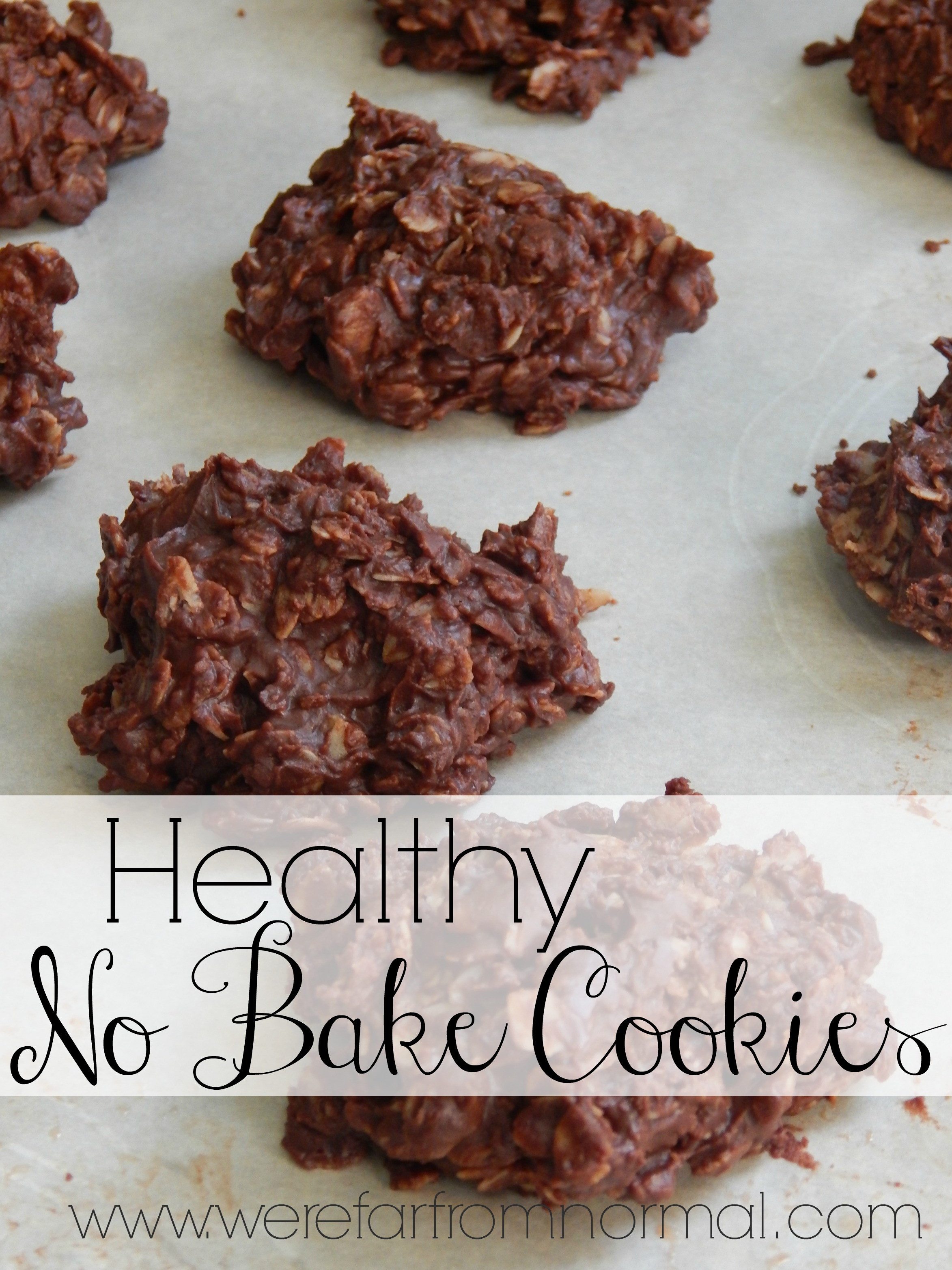 Healthy No Bake Chocolate Oatmeal Cookies
 Healthy Chocolate Oatmeal No Bake Cookies