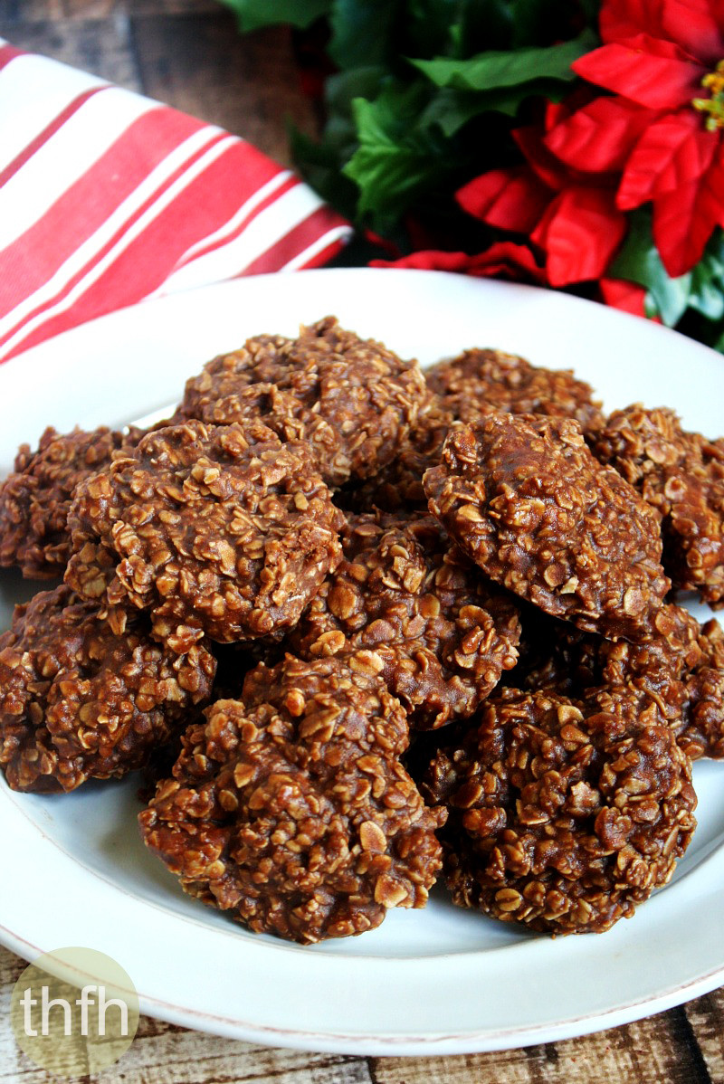 Healthy No Bake Chocolate Oatmeal Cookies
 Gluten Free Vegan Chocolate Peanut Butter Oatmeal No Bake