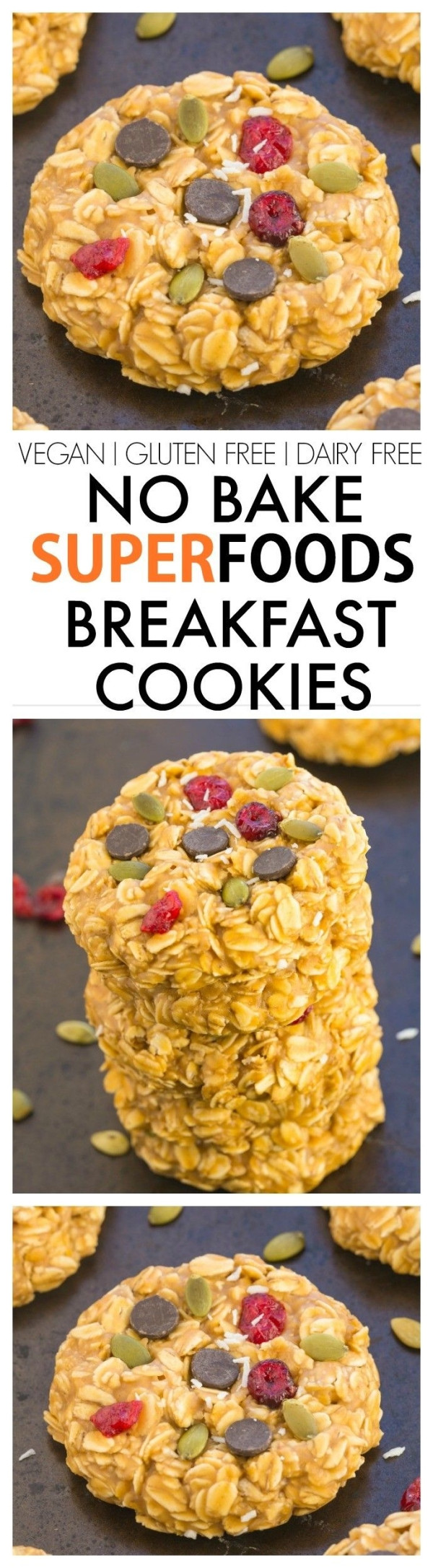 Healthy No Bake Cookies Sugar Free
 Healthy No Bake Superfoods detox Breakfast Cookies