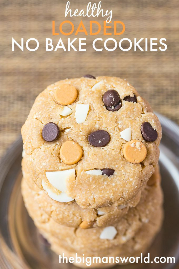 Healthy No Bake Cookies
 Loaded Healthy No Bake Cookies