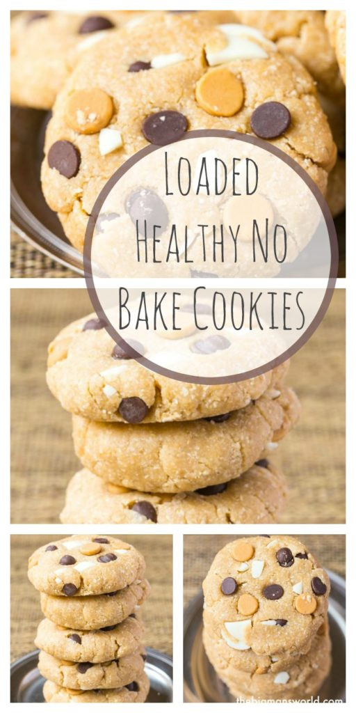 Healthy No Bake Cookies
 Loaded Healthy No Bake Cookies