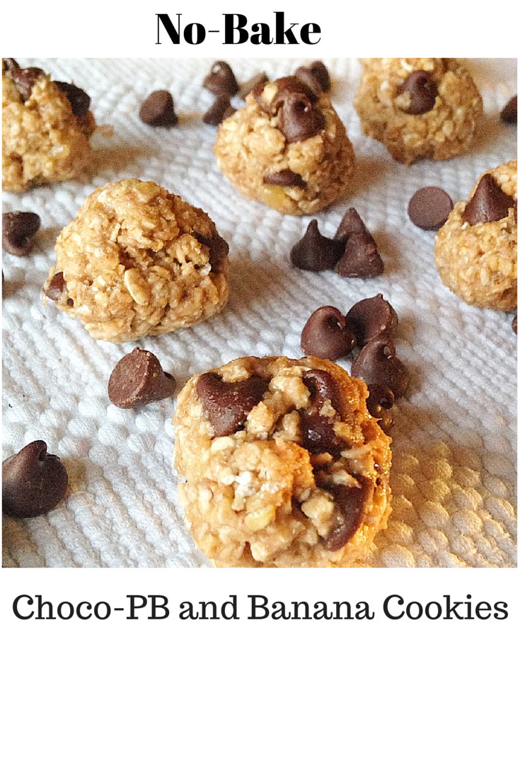 Healthy No Bake Cookies With Banana
 No Bake Peanut Butter Banana Chocolate Chip Cookies