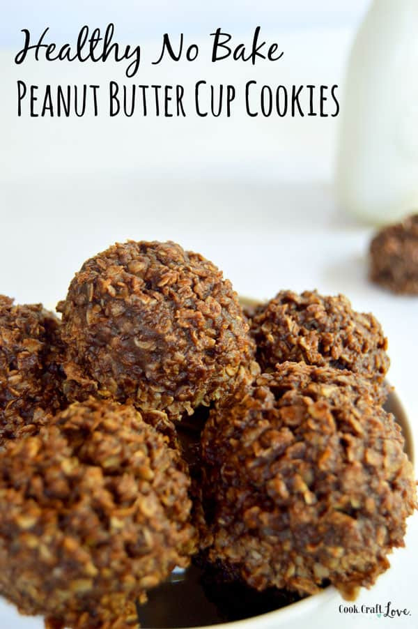 Healthy No Bake Cookies Without Peanut Butter
 Healthy No Bake Peanut Butter Cup Cookies