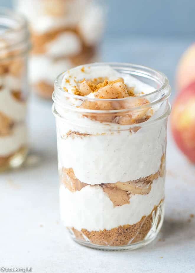 Healthy No Bake Desserts
 Healthy No Bake Apple Pie Cheesecake In A Jar Recipe