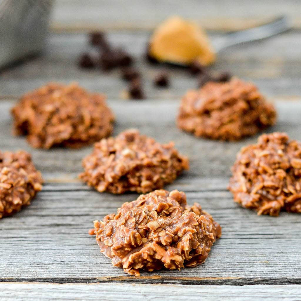 Healthy No Bake Oatmeal Cookies With Peanut Butter
 healthy no bake oatmeal cookies