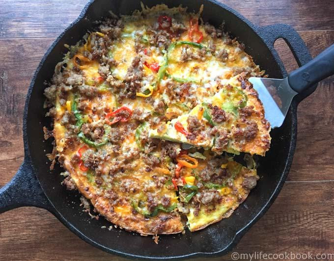 Healthy No Carb Breakfast
 Low Carb Breakfast Pizza