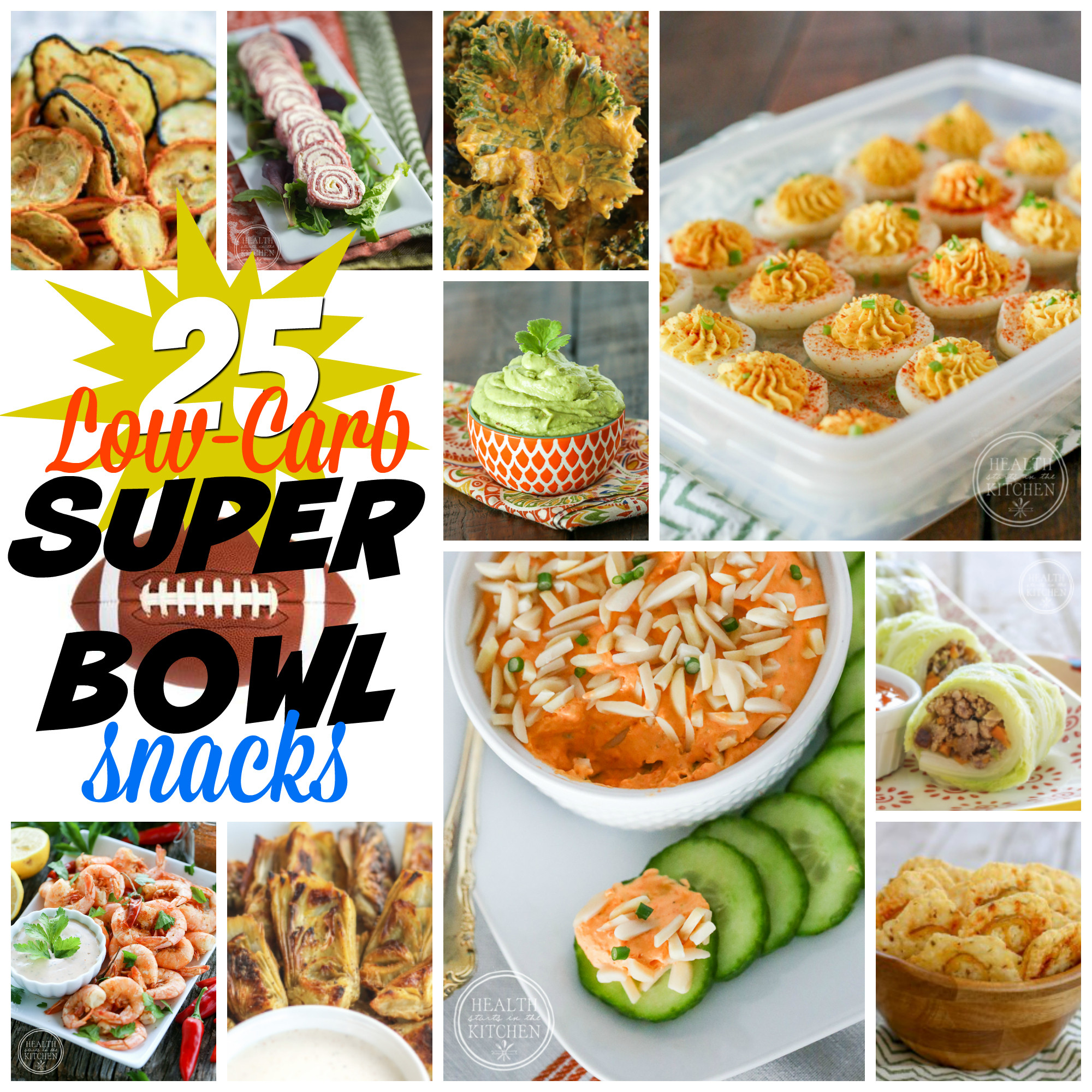 Healthy No Carb Snacks
 25 Low Carb Super Bowl Snacks Health Starts in the Kitchen