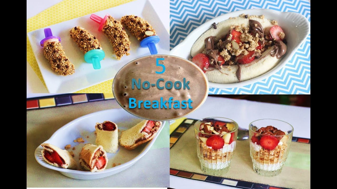 Healthy No Cook Breakfast
 5 No Cook Breakfast Video Recipes by Bhavna