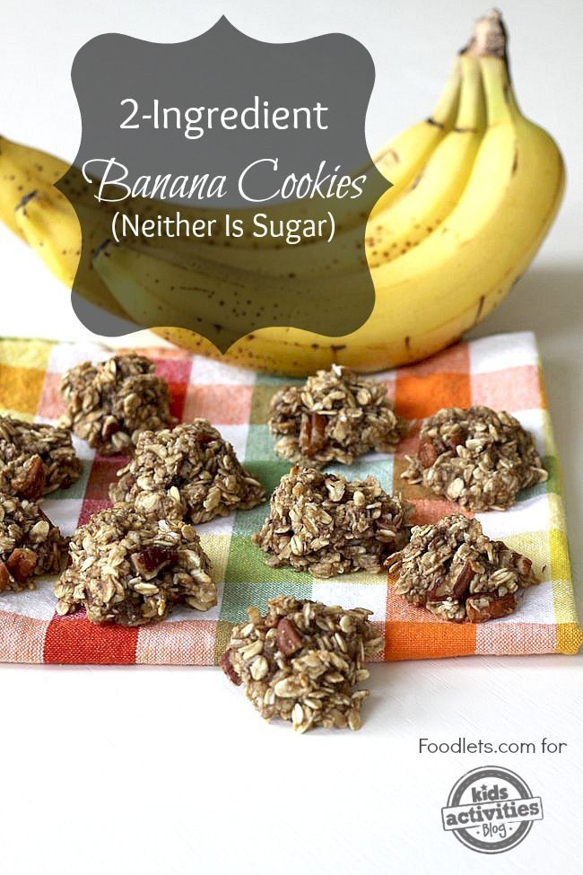 Healthy No Sugar Snacks
 healthy snacks for kids banana cookies