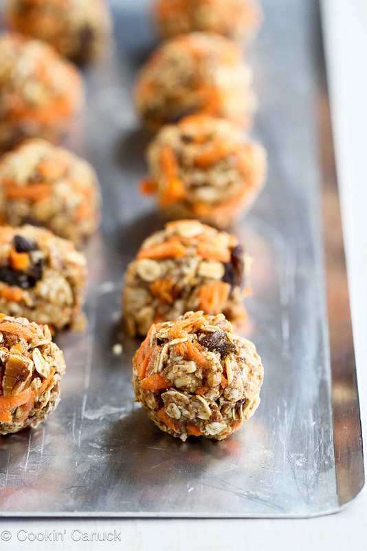 Healthy No Sugar Snacks
 No Bake Carrot Cake Granola Bites Recipe Low Sugar