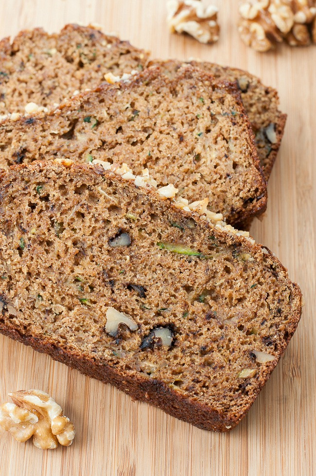 Healthy Nut Bread Recipe
 Whole Grain Fluffy Flax Zucchini Bread