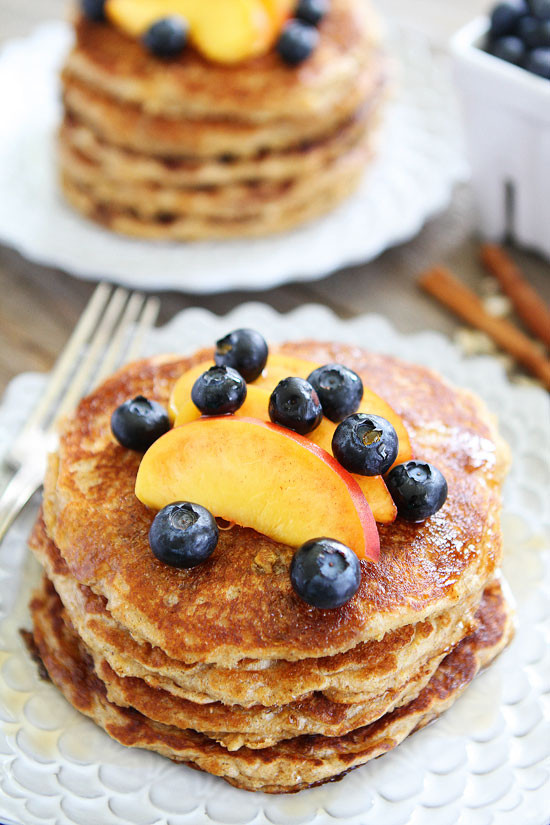 Healthy Oat Pancakes
 Cinnamon Oatmeal Pancake Recipe