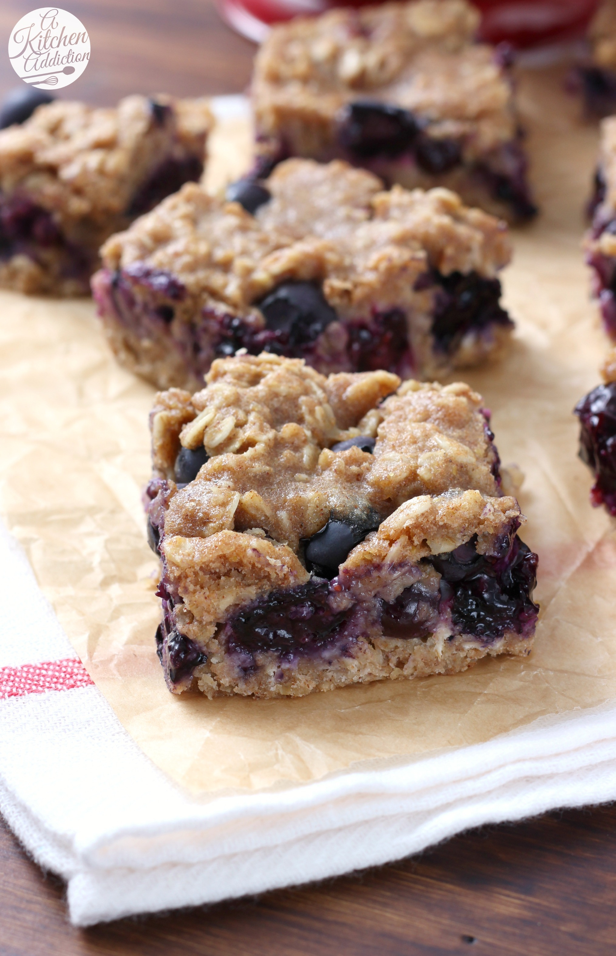 Healthy Oat Snacks
 Blueberry Oat Snack Bars A Kitchen Addiction