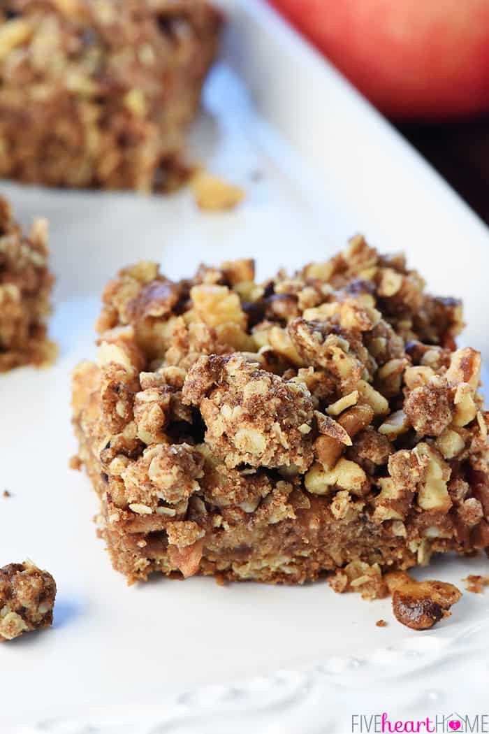 Healthy Oatmeal Breakfast Bars
 Healthy Apple Butter Bars