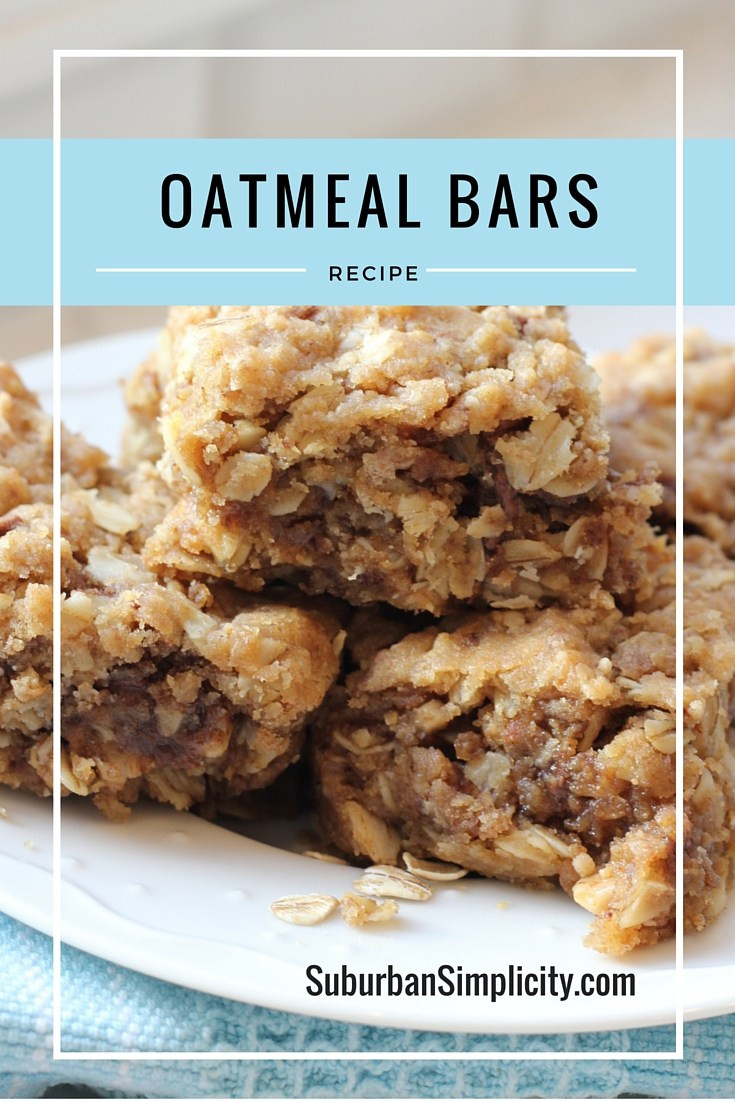 Healthy Oatmeal Breakfast Bars Recipe Easy
 Easy Oatmeal Bars Recipe