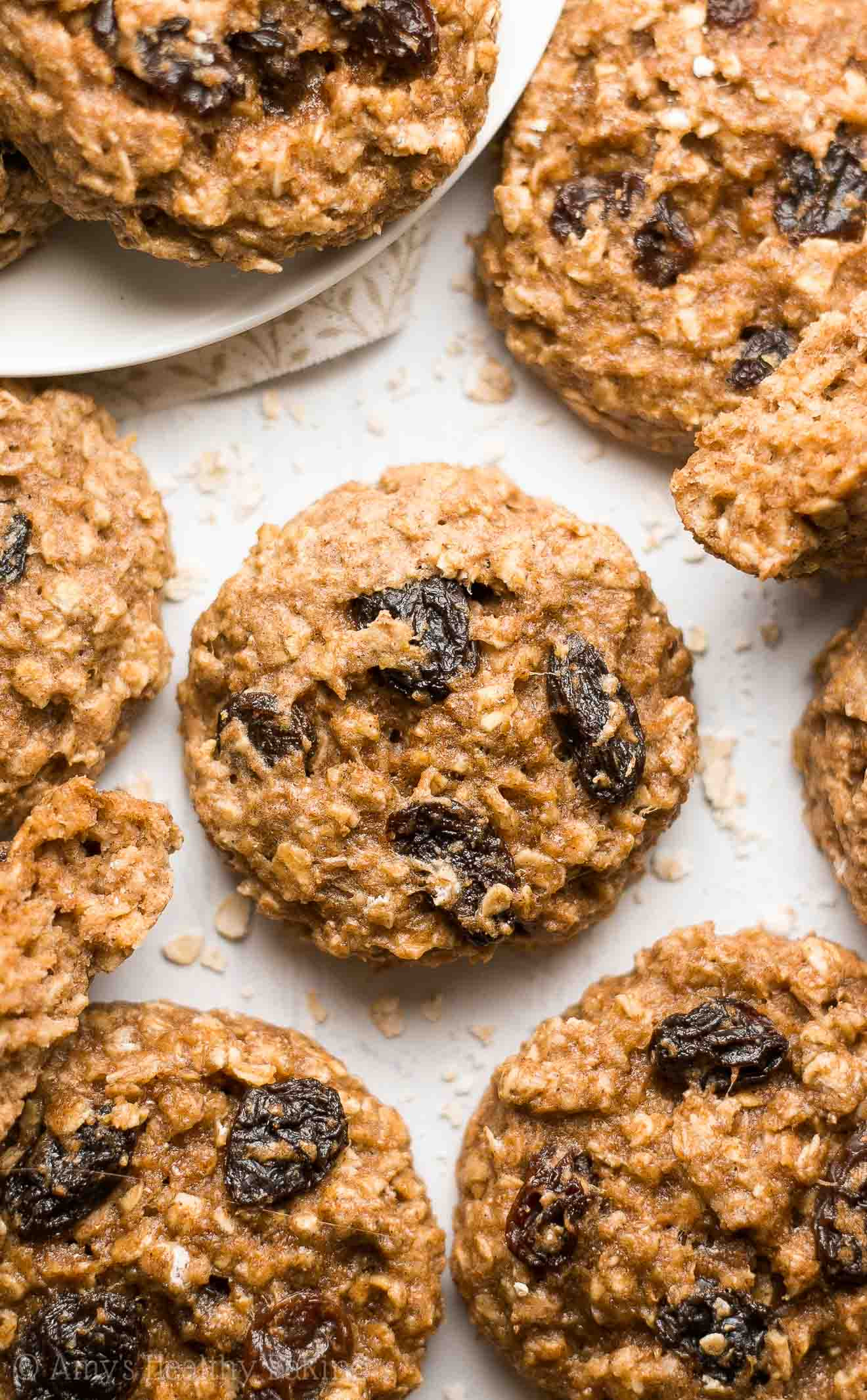 Healthy Oatmeal Breakfast Cookies
 Healthy Oatmeal Raisin Breakfast Cookies