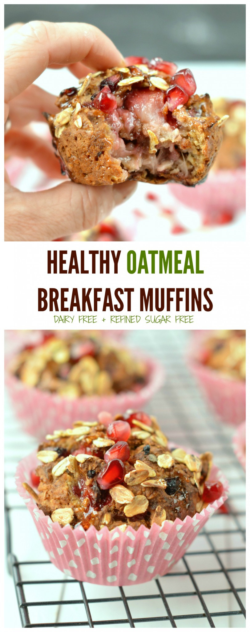 Healthy Oatmeal Breakfast Muffins
 Healthy Oatmeal Breakfast Muffin SWEETASHONEY