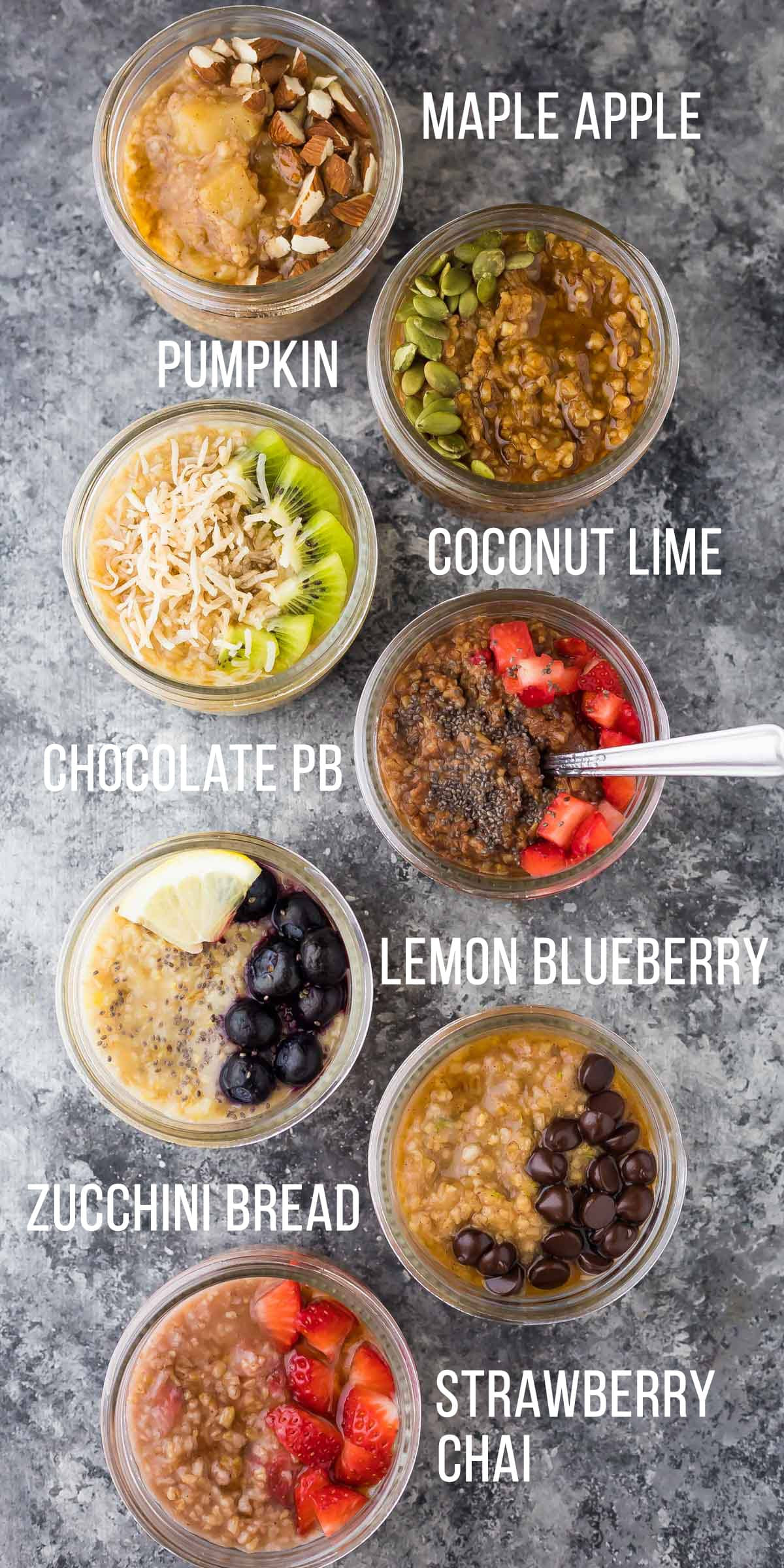 Healthy Oatmeal Breakfast Recipes
 7 DELICIOUS Steel Cut Oats Flavors