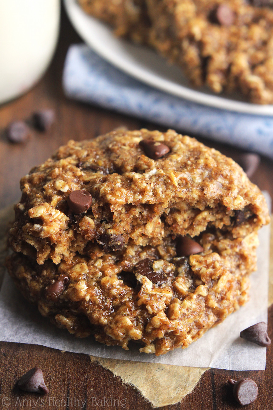 Healthy Oatmeal Chocolate Chip Cookies No Butter
 healthy oatmeal cookie recipe no butter
