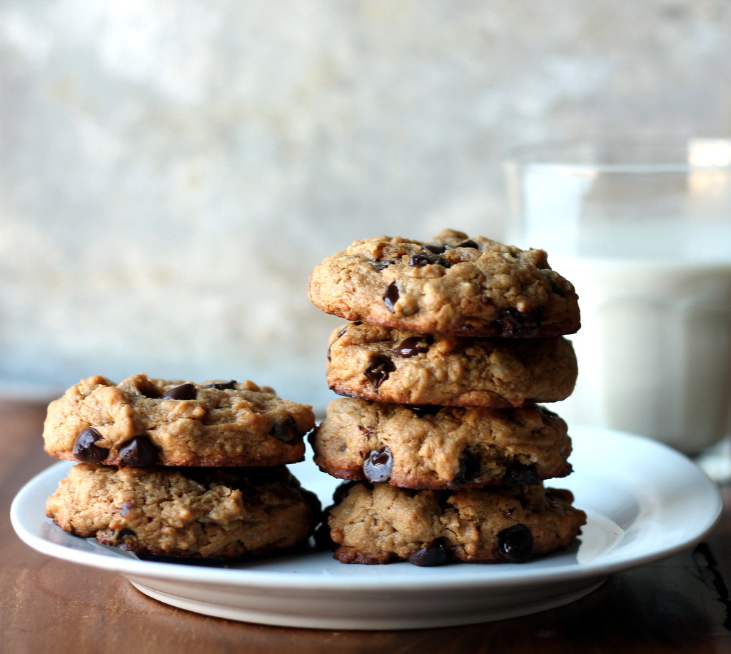 Healthy Oatmeal Chocolate Chip Cookies No Butter
 Peanut Butter Oatmeal Chocolate Chip Cookies flourless