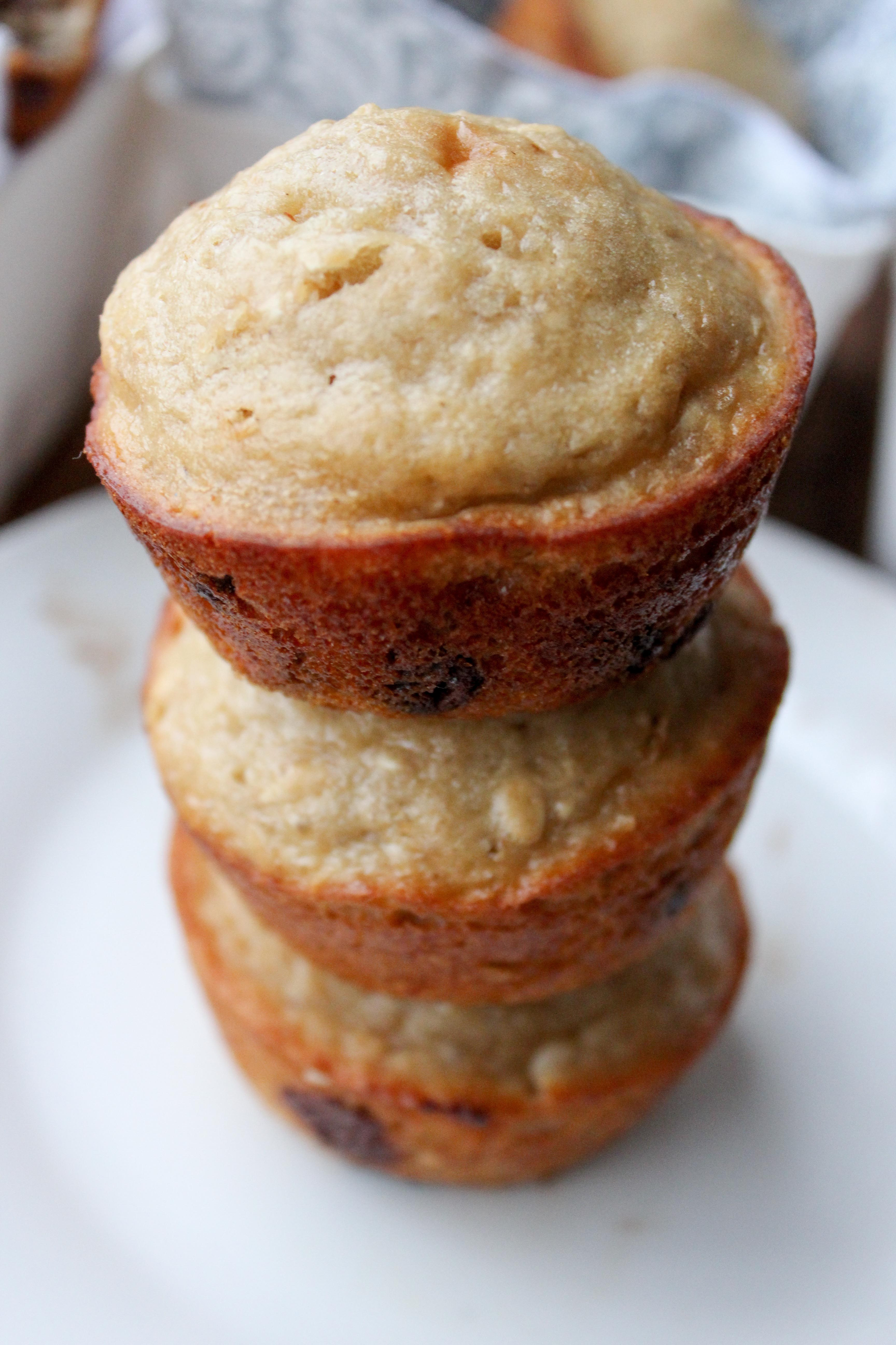 Healthy Oatmeal Chocolate Chip Muffins
 Healthy Oatmeal Chocolate Chip Muffins