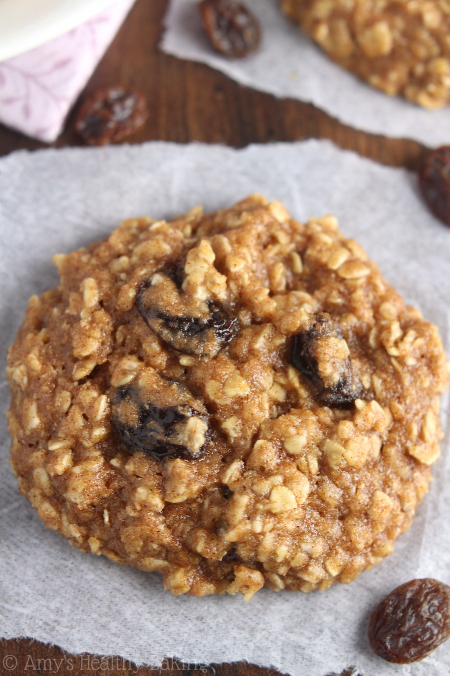 Healthy Oatmeal Cinnamon Cookies 20 Ideas for the Ultimate Healthy soft &amp; Chewy Oatmeal Raisin Cookies