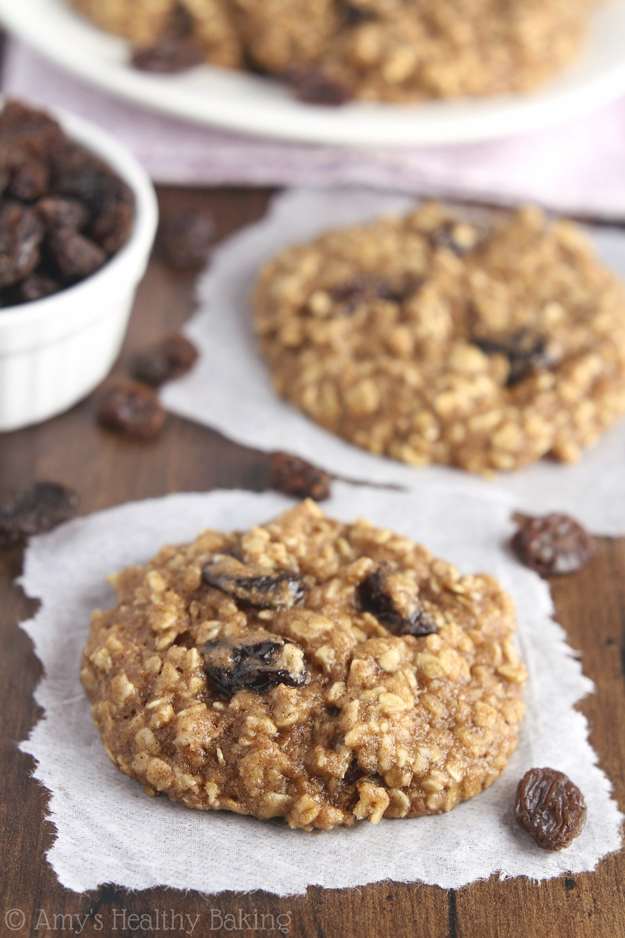 Healthy Oatmeal Cookies
 heart healthy oatmeal raisin cookies