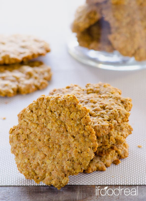 Healthy Oatmeal Cookies With Coconut Oil
 Healthy Oatmeal Cookies Recipe iFOODreal Healthy