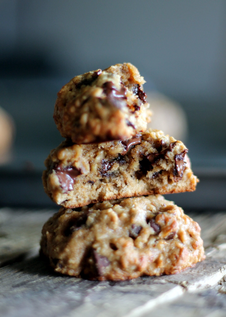 Healthy Oatmeal Cookies With Coconut Oil
 Banana Oatmeal Chocolate Chip Cookies